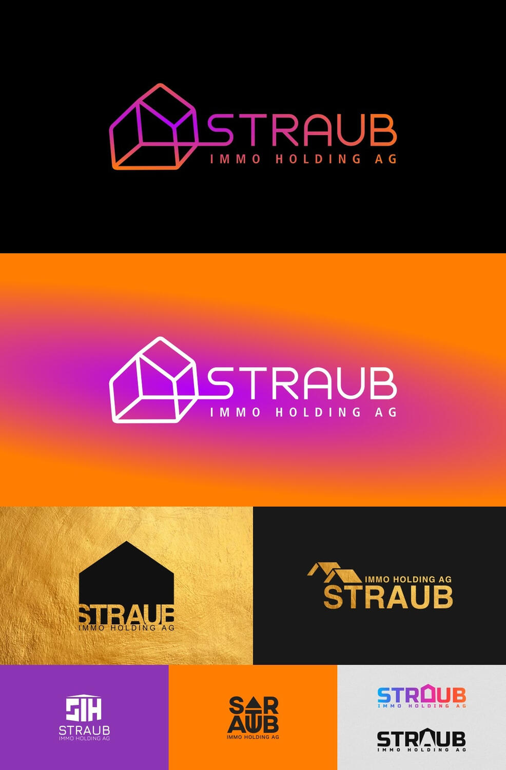 Straub Immo Holding AG – Logo/Branding