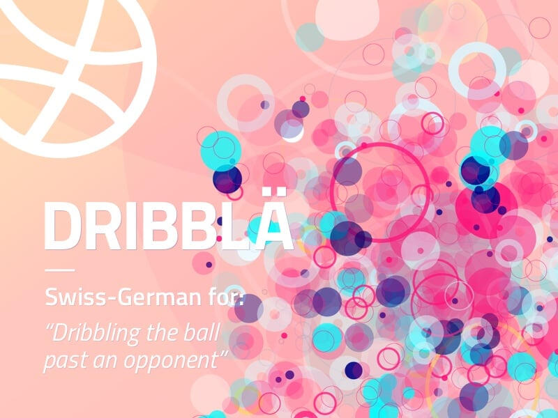 Artwork für Design-Plattform Dribbble